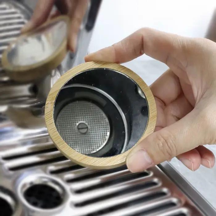 Miroir de tir expresso pour extraction de café, porte-filtre sans fond, lentille d'observation du dé