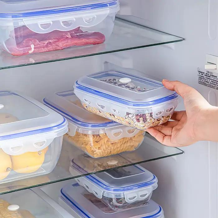 Boîte de stockage des aliments sous vide, conteneur de stockage des aliments, organisateur de réfrig