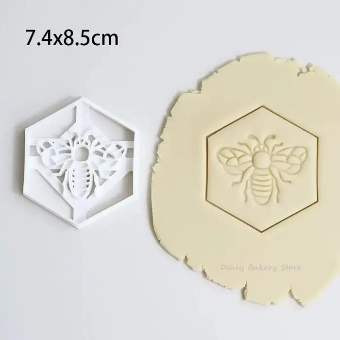 Emporte-pièce en nid d'abeille, motif d'insecte et d'abeille, gaufreur de biscuits Fondant, moule ar