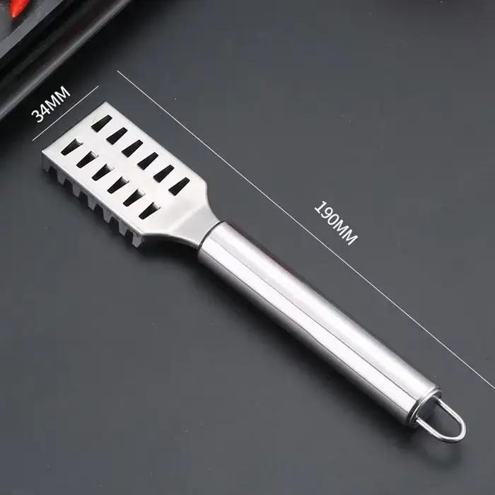 Couteau en écailles de poisson en acier inoxydable, grattoir en dents de scie, grattage, désossage, 