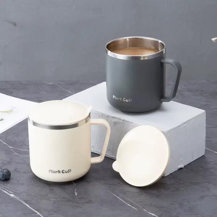Tasses à café portables en acier inoxydable 400, 304 ml, isolation thermique, Thermos Anti-chute, po