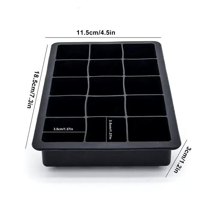 Moule créatif de bloc de glace en silicone avec couvercle, grille de fabrication de glace, bricolage