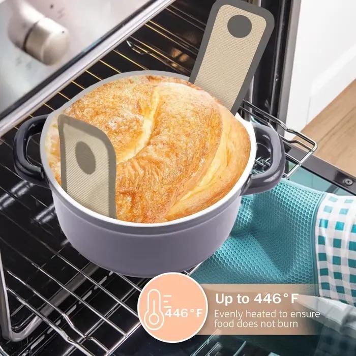 Élingue à pain en Silicone réutilisable pour tapis de cuisson de four hollandais, doublures antiadhé