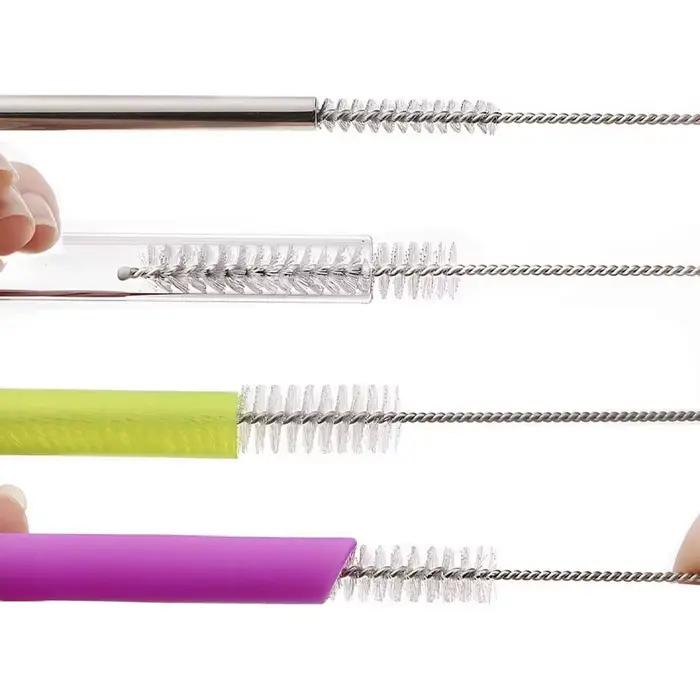 Kit de brosses de nettoyage de paille, 2/5/10 pièces, nettoyeur de tuyaux en Tube de paille, brosses