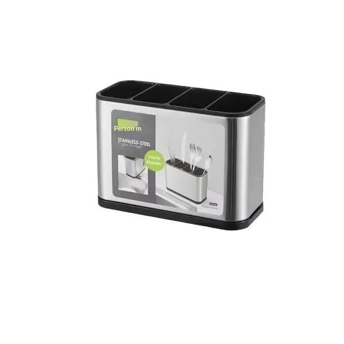 ♩ Organisateur d'ustensiles de cuisine pour comptoir, grand porte-ustensiles en acier inoxydable pou