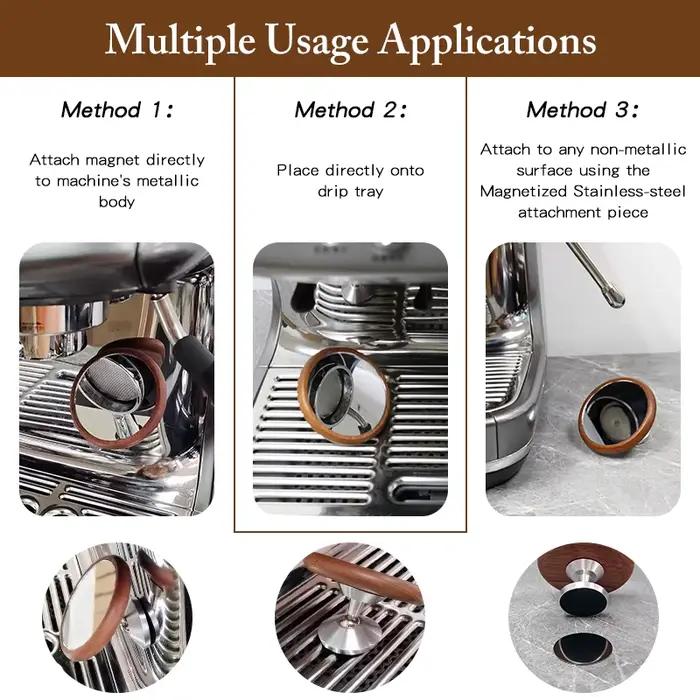 Miroir de tir expresso pour extraction de café, porte-filtre sans fond, lentille d'observation du dé