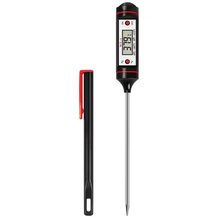 -50-300 ℃   Thermomètre alimentaire numérique pour viande, cuisine, eau de cuisson, lait, sonde alim