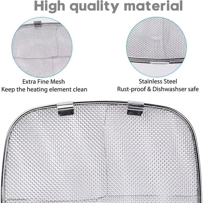 Pare-Éclaboussure de Remplacement en Acier Inoxydable, Grille Intérieure 5 en 1, pour Ninja Foodi AG
