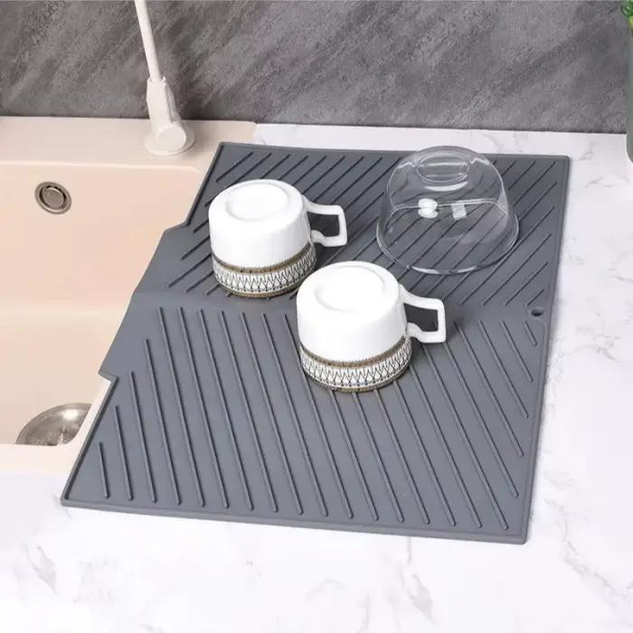 Tampon de vidange en Silicone, 1 pièce, ouverture de dérivation, pente, plat, tasse, tampon de range