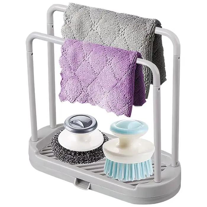 Support de vidange de chiffon de cuisine, accessoires de cuisine, étagère de Drain d'évier, panier d