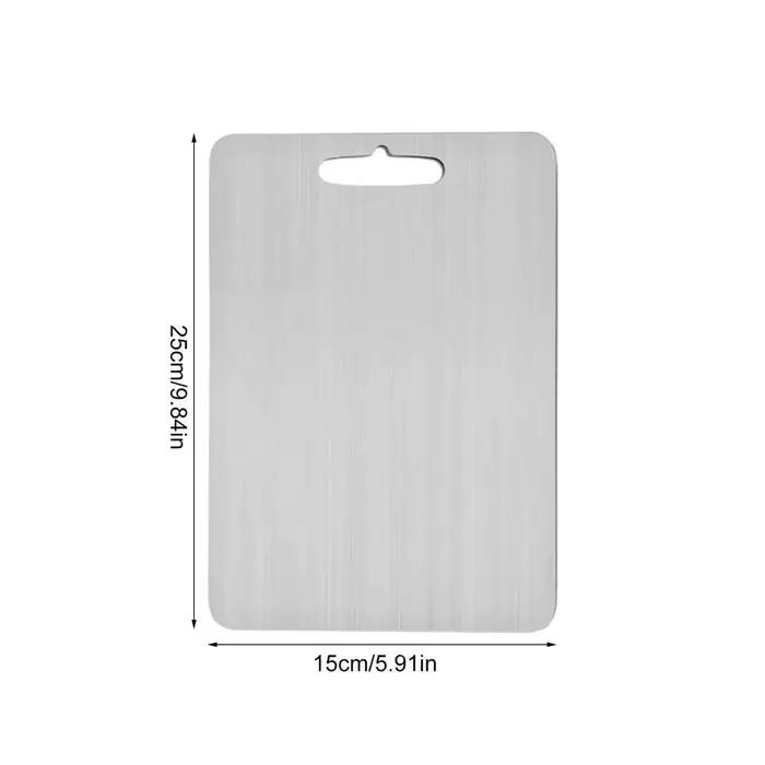 Planches à découper en titane pour la cuisine, planche à découper double face, planche à découper de
