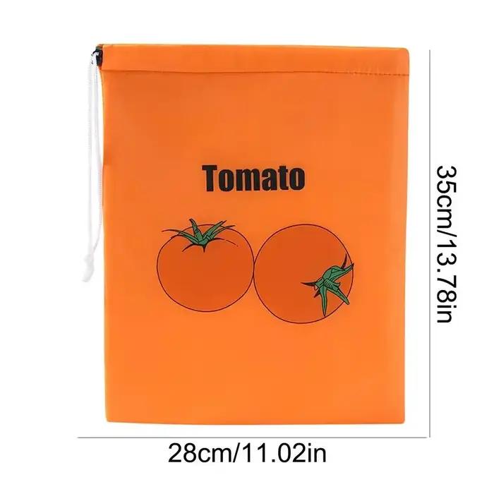 Sac de rangement réutilisable pour la fraîcheur de banane, organisateur à cordon en aluminium avec p