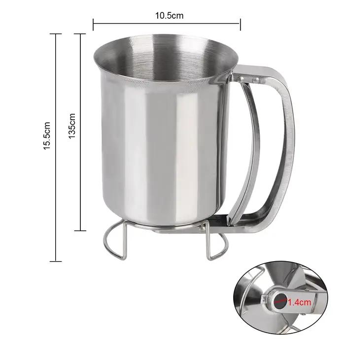 Distributeur de pâte à gâteaux et cupcakes, outil de cuisine, entonnoir à Piston avec Support, distr
