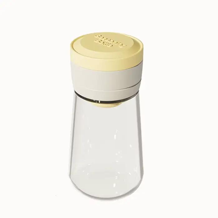 Distributeur de sel sans besoin de presse, réservoir de sel, bouteille de sucre en verre, Shaker, bo