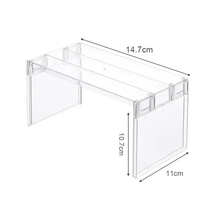 Étagère de rangement pour réfrigérateur, organisateurs de frigo, étagères séparatrices superposées, 