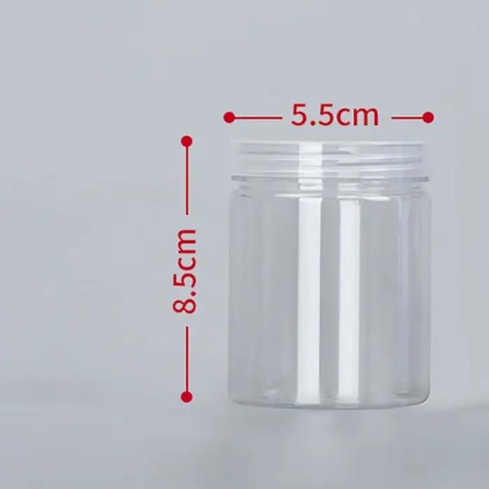 Boîte scellée transparente avec couvercle, bouteille d'emballage en plastique africain, stockage cir