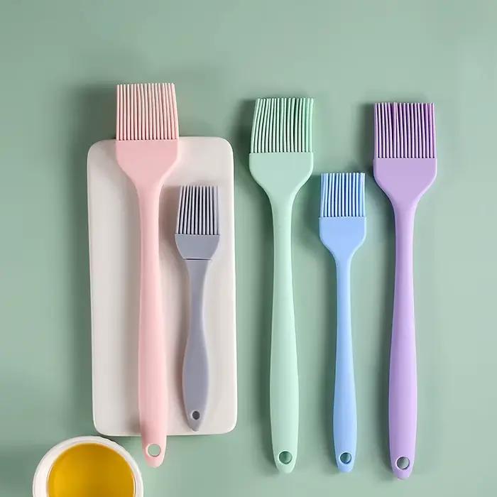 Brosse longue à huile de cuisson en Silicone, cuisine, tartes de Pizza, pâtisserie, épandeur de beur