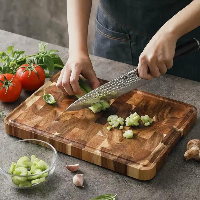 HEZHEN – planche à découper en bois d'acacia de qualité supérieure, accessoires de cuisine, planche 
