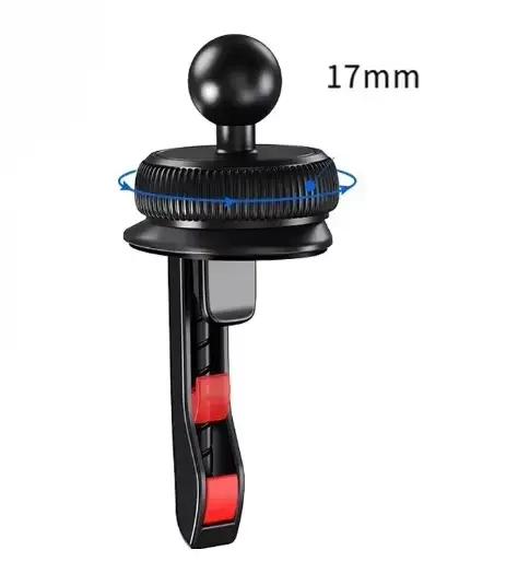 Support de téléphone pour voiture avec clip à ressort amélioré Eary, compatible avec tous les téléph