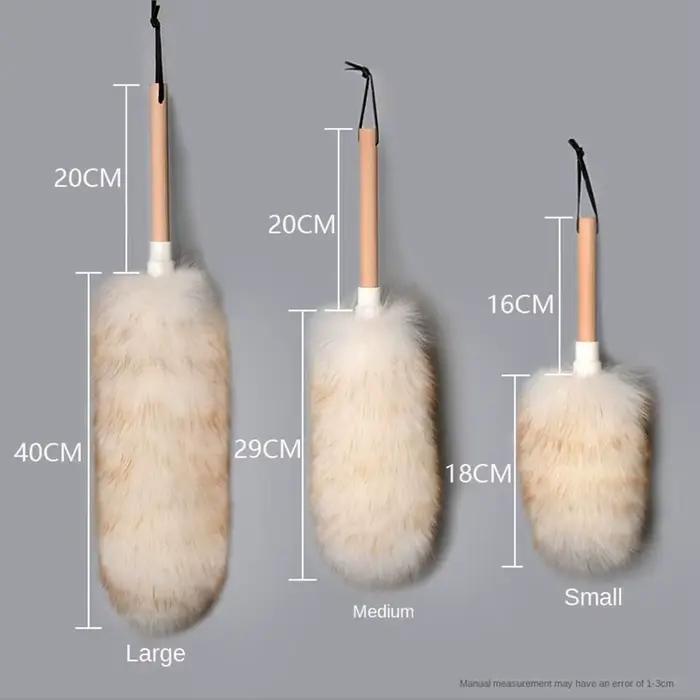 Plumeau en laine Super doux, brosse de nettoyage ménager, nettoyage de voiture, balayage de la pouss