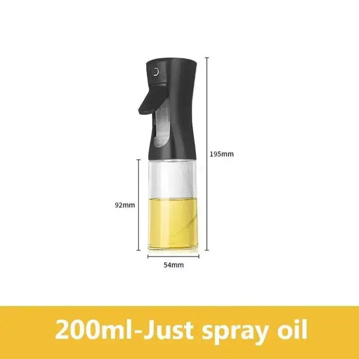 Bouteille de pulvérisation pour huiles de cuisine, vaporisateur d'huile d'olive, Cruet en plastique,