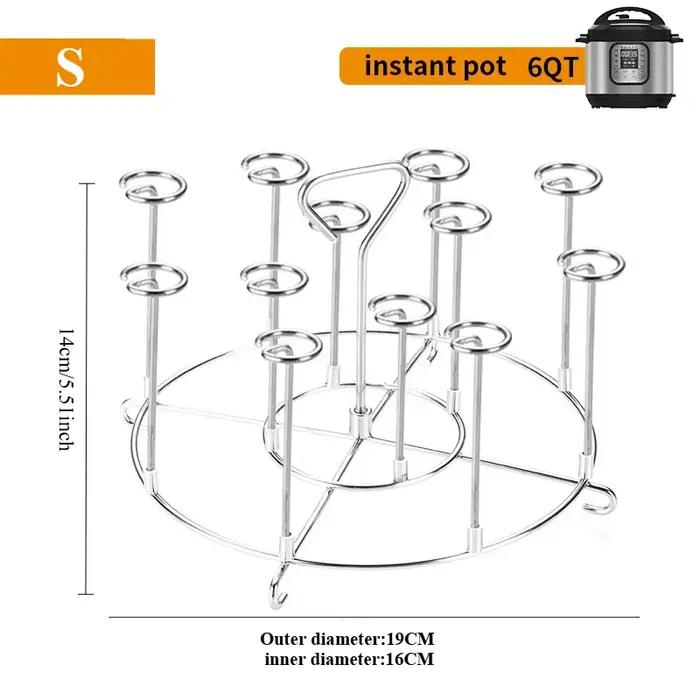 Support de brochettes de friteuse à Air 6/8Qt, support de brochettes vertical détachable en acier in