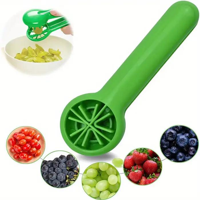 Trancheuse de fruits manuelle sûre et facile-coupeur multifonctionnel de baies et de raisin, outil d