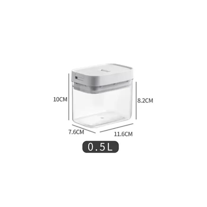 Boîte de rangement de pâtes, pot scellé de céréales, Transparent, Durable, étanche, conteneur de sto