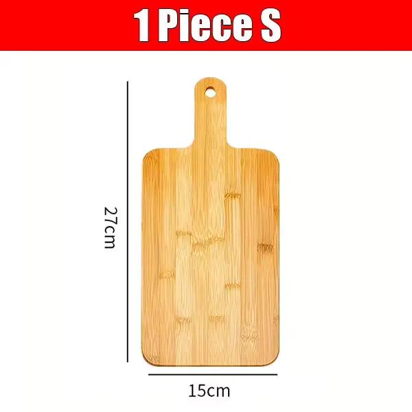 Planche de service en bois de bambou pour Pizza, pain, Steak, planches à découper de cuisine, planch