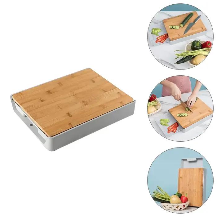MELCutting Board Bambou Plastique Evaluproximity wers Outil de cuisine en bois multifonction Planche