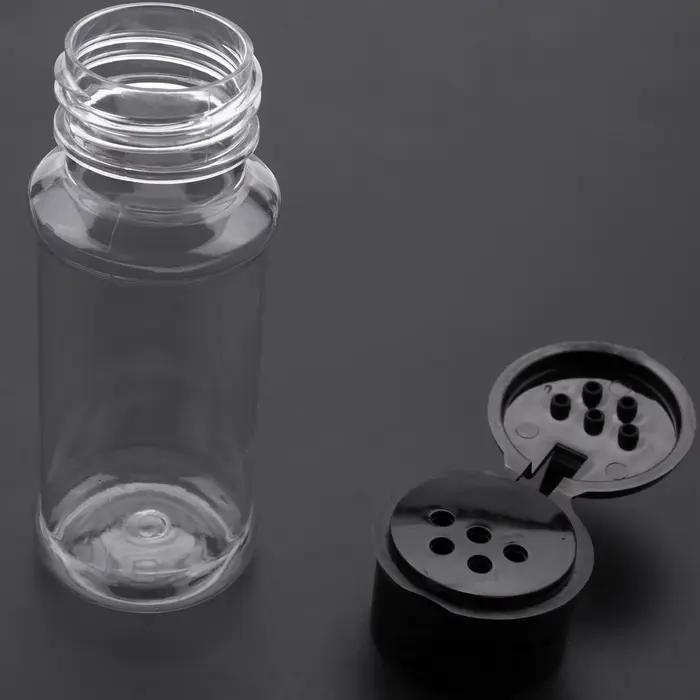 ABUN-80Pcs 100Ml épices sel poivrière noir assaisonnement pot peut bouteille de poivre Barbecue cond