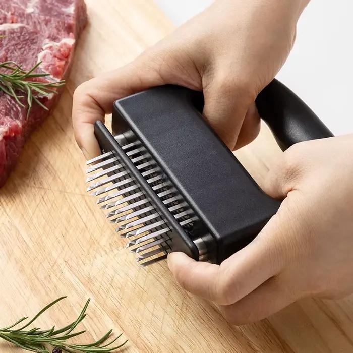 1PC-Mâteau tendre la viande ; marteau à épingles ; maillet pour frapper le steak ; usage domestique pour la perçage et la séparation des muscles