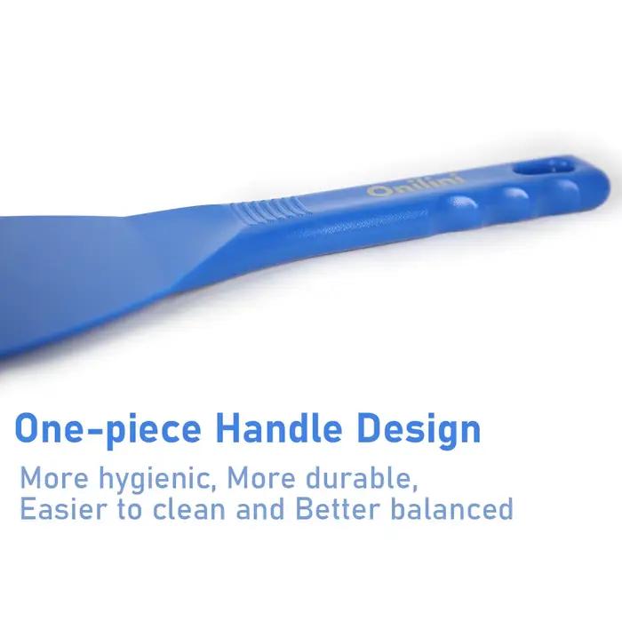 Pizzathome grattoir Flexible Anti-chaleur spatule antichoc de qualité alimentaire antiadhésif résistant aux rayures coupe-pâte grattoir de flexibilité