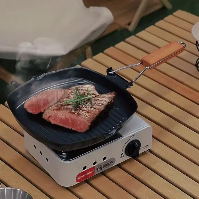 Poêle à griller antiadhésive pour steak