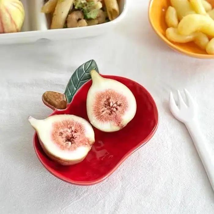 Pio d'assaisonnement en céramique en forme de fruit