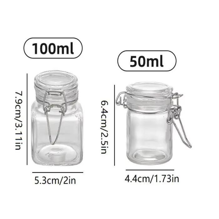 Bouteille en verre scellée de 50/100ml