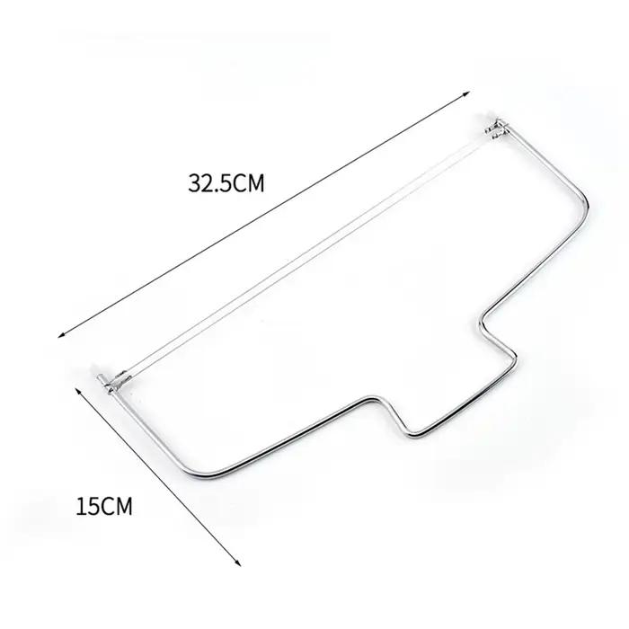 Décoration de gâteau Tools-1Pc Réglable Double Couche En Acier Inoxydable