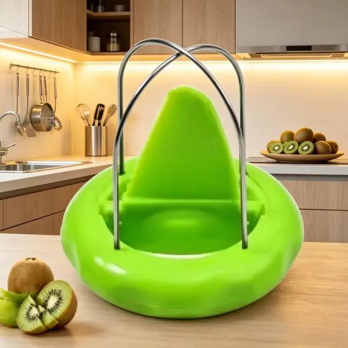 Éplucheur de kiwi créatif en acier inoxydable