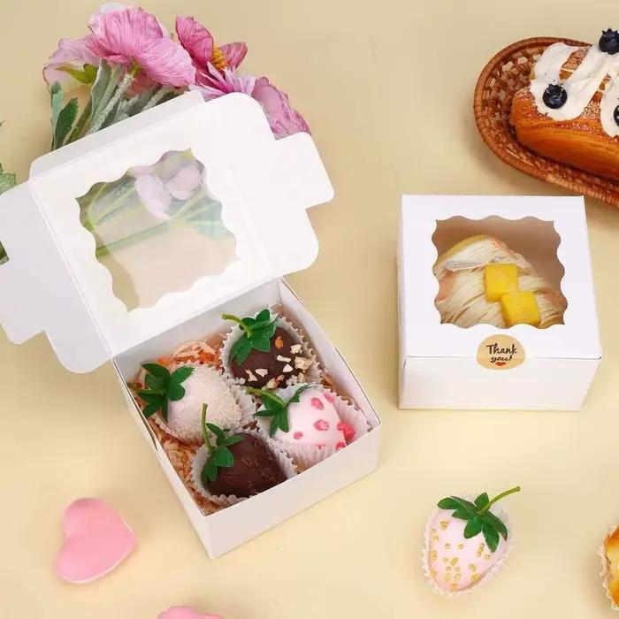 10 boîtes d'emballage en papier pour cupcakes