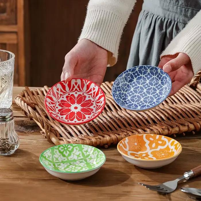 Plats à condiments en céramique