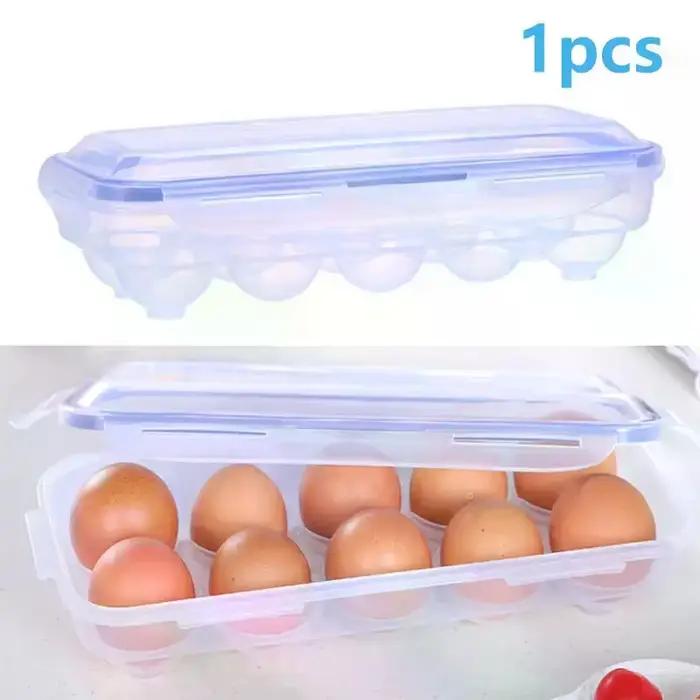 Boîte de rangement pour 10 œufs plateau à œufs transparent organiseur de réfrigérateur distributeur de fraîcheur protection des œufs élégance et praticité pour la cuisine