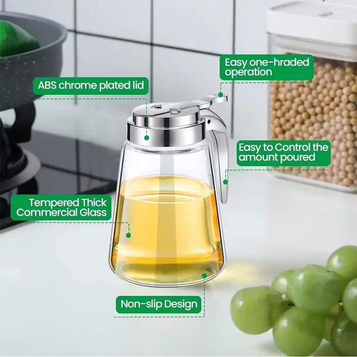 Distributeur de sirop en verre