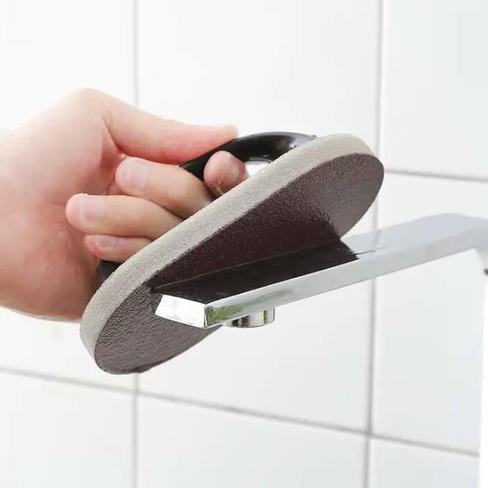 Éponge magique émeri, brosse, gomme nettoyante, pour cuisine et salle de bain, décontamination puissante de la rouille, outils de nettoyage avec poignée, outils ménagers