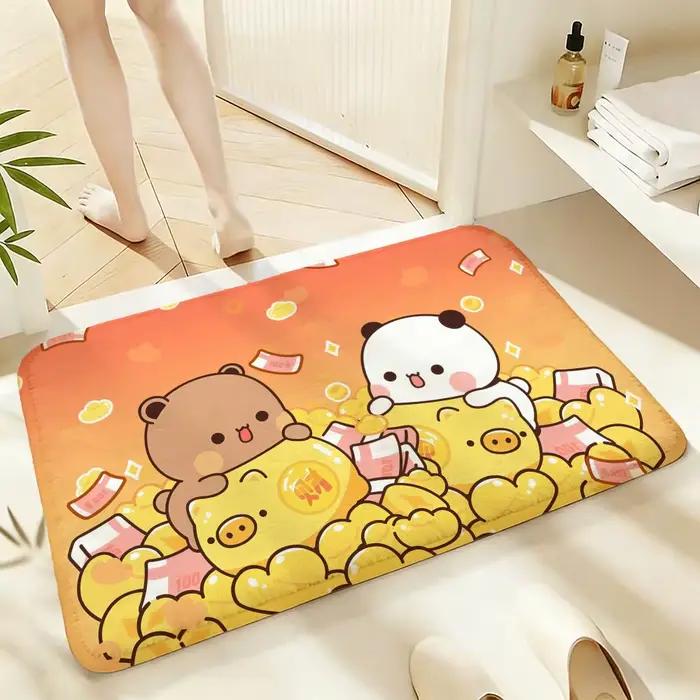 Tapis doux absorbant et antidérapant