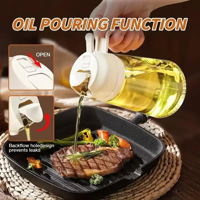 Bouteille de pulvérisation pour huiles de cuisine