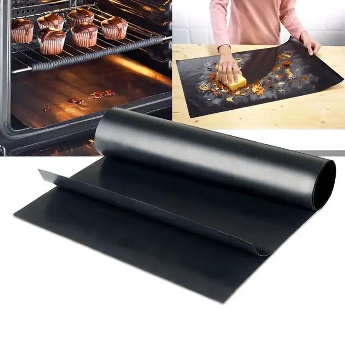 Tapis de Cuisson Antiadhésif Teflon Fiber pour Barbecue, Cuiseur à Vapeur, Four Électrique, Idéal pour Faire Griller des Légumes, Viandes et Poissons Occasions Spéciales