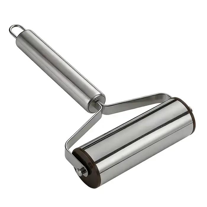 Rouleau à pâtisserie antiadhésif à Double tête en acier inoxydable