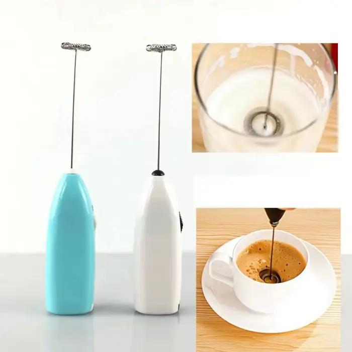 Mini Mousseur à Lait et Batteur à Œufs Électrique Multifonctionnel Idéal Pour Cappuccino, Milk-Shakes et Autres Préparations Culinaires Occasions Spéciales