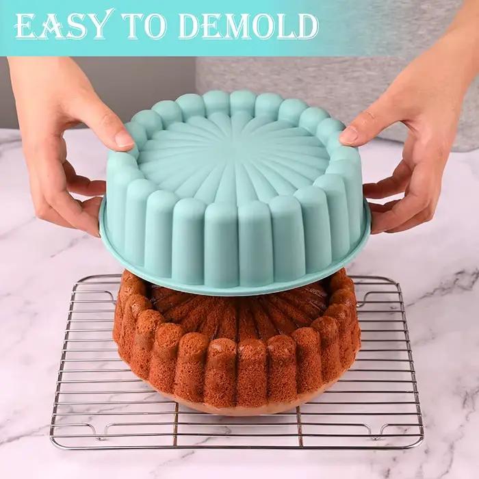 Charlotte cake pot antiadhésif cuisine silicone cake cheese moule chocolat cuisson pot dessert moule réfrigérateur sécurité