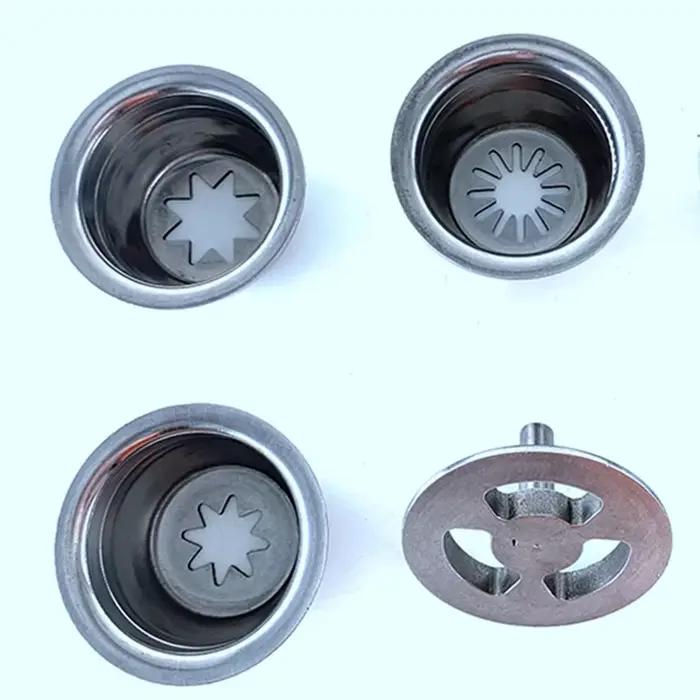 A39T-Churro buse moule 53Mm de diamètre solide creux en acier inoxydable Churrera pour Machine à Churros 5 moules/ensemble
